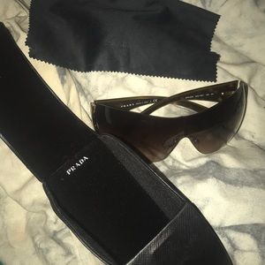 Prada sunglasses turtoise brown/gold